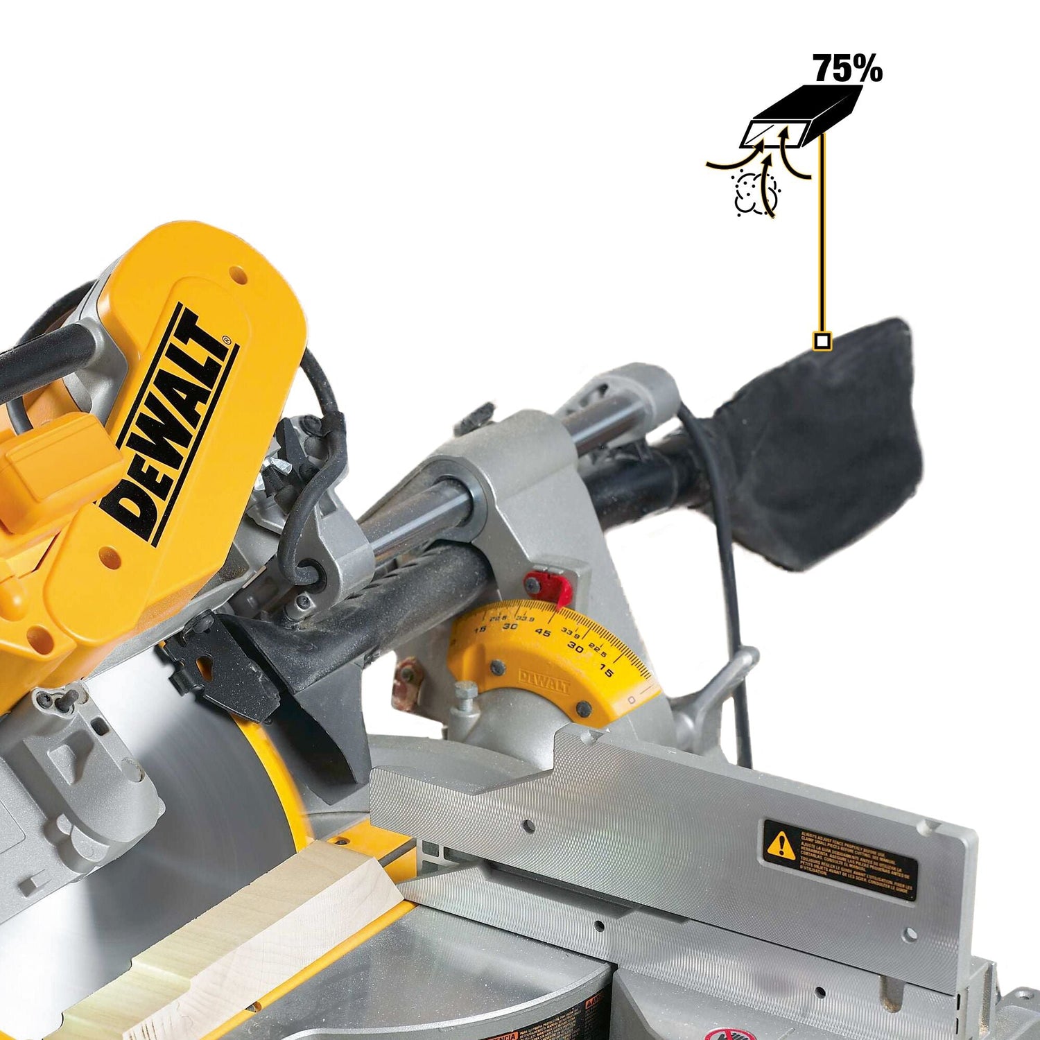 DEWALT 12-in 15-Amp Dual Bevel Sliding Compound Corded Miter Saw DWS779