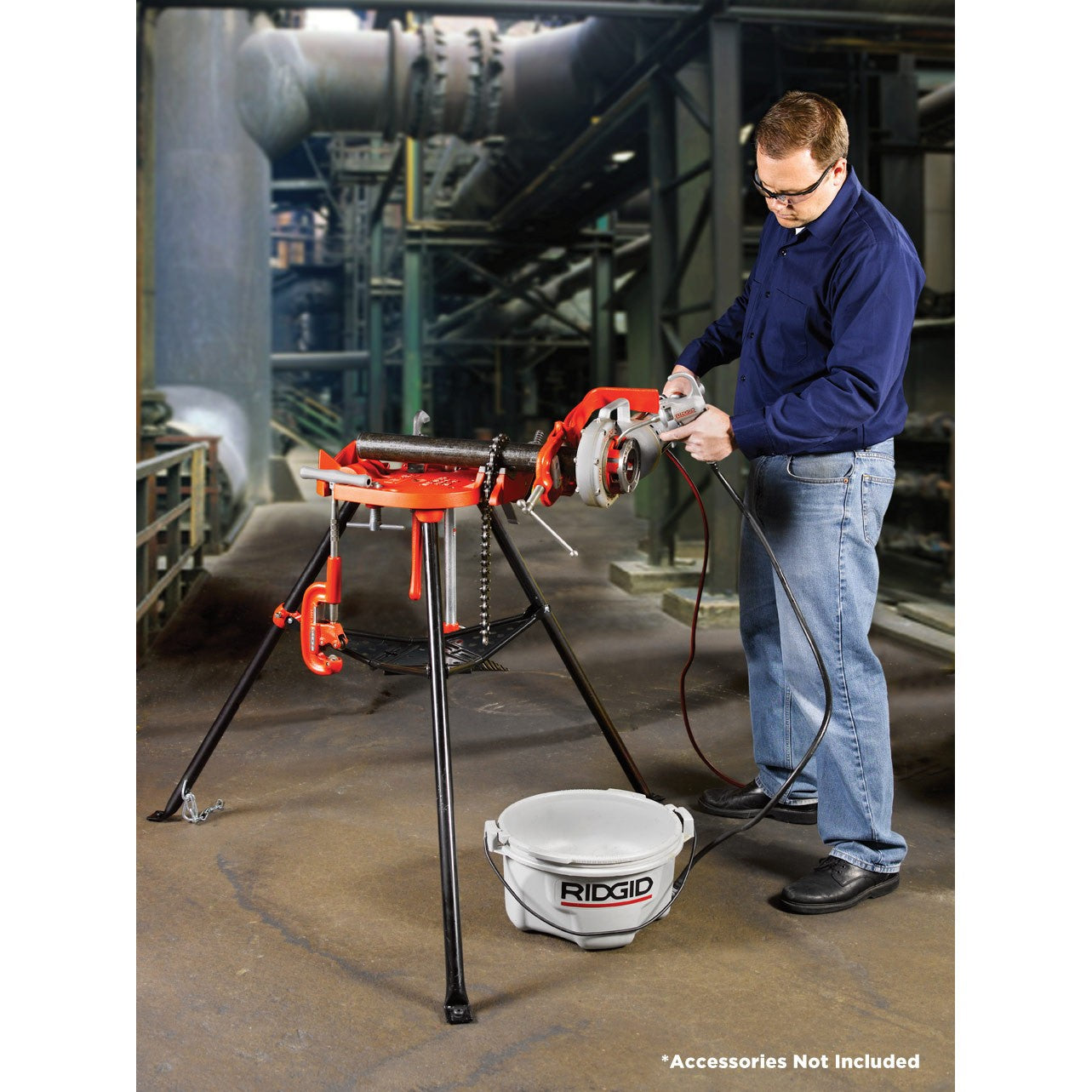 RIDGID 41935 700 Power Drive 115v Pipe Threader